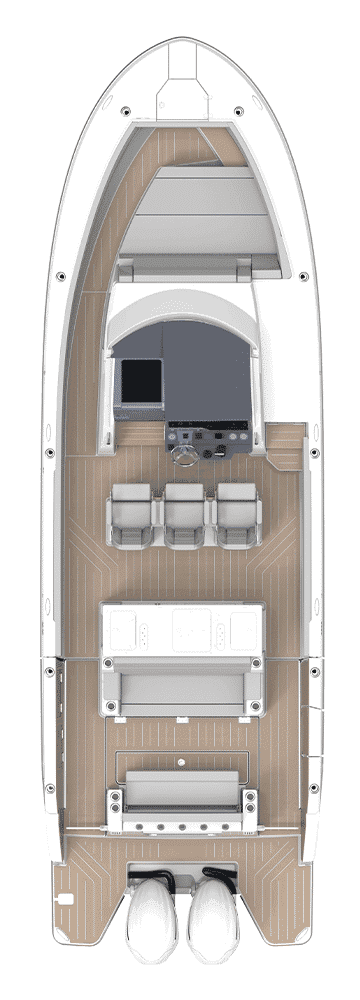 Układ kokpitu Regal 34 SAV.
