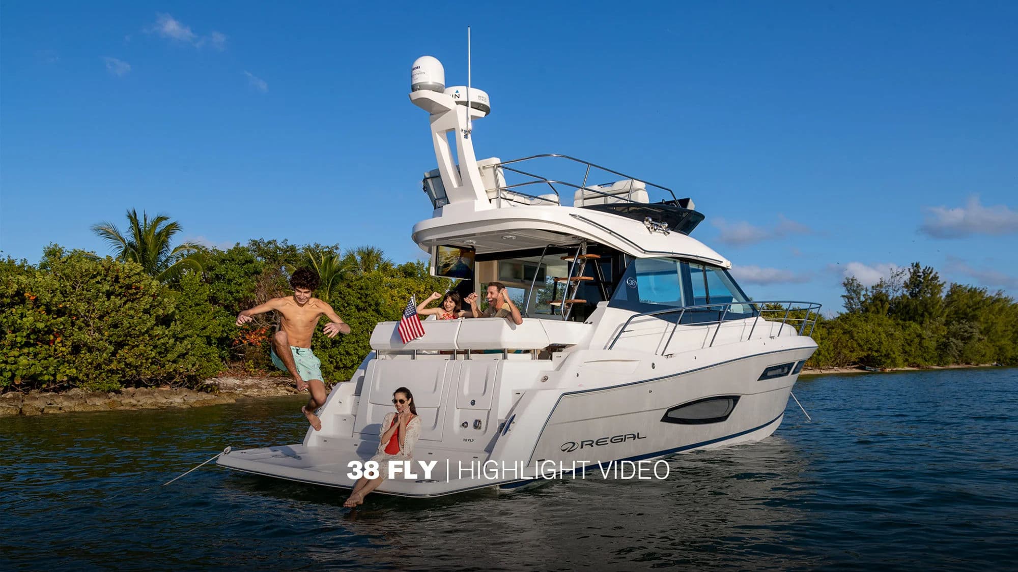 Miniatura filmu highlight modelu Regal 38 FLY.