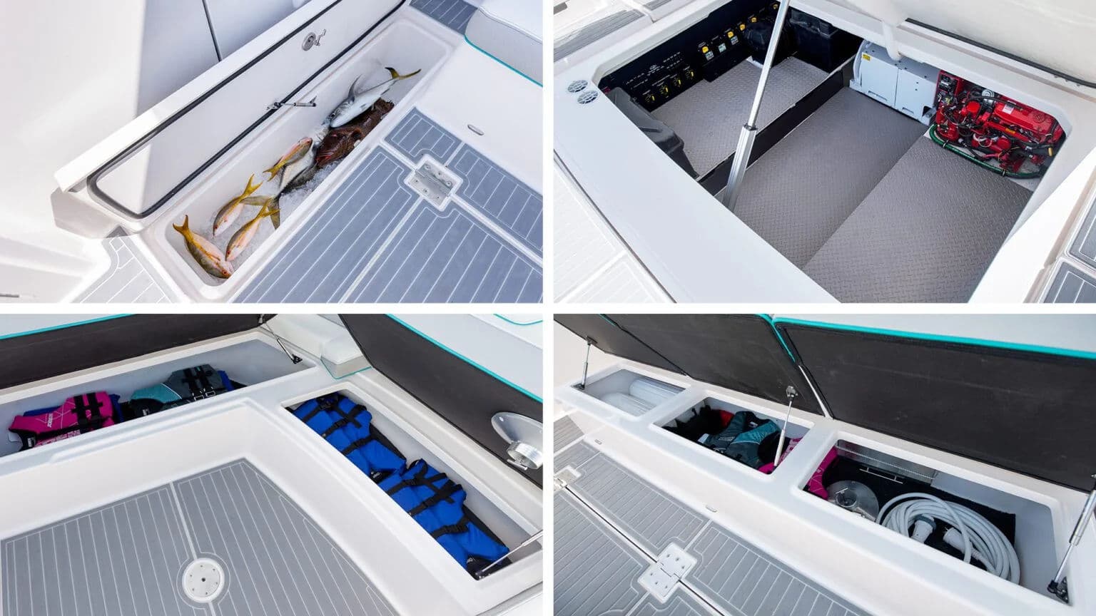 Pojemne schowki i luki magazynowe w Regal 38 SAV.