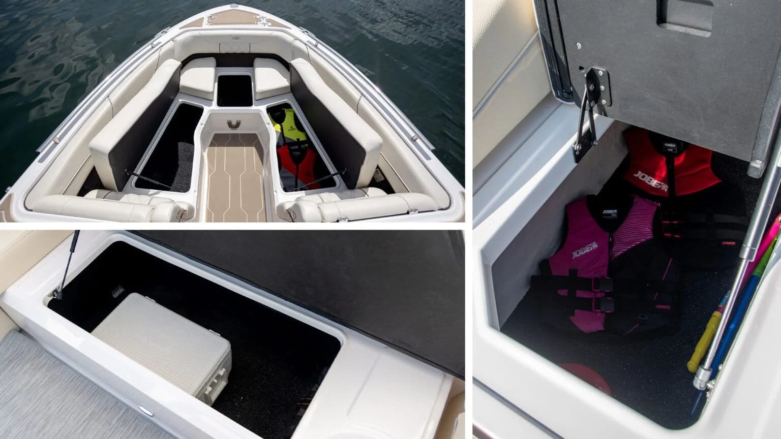 Przestrzeń magazynowa i schowki w modelu LS6.