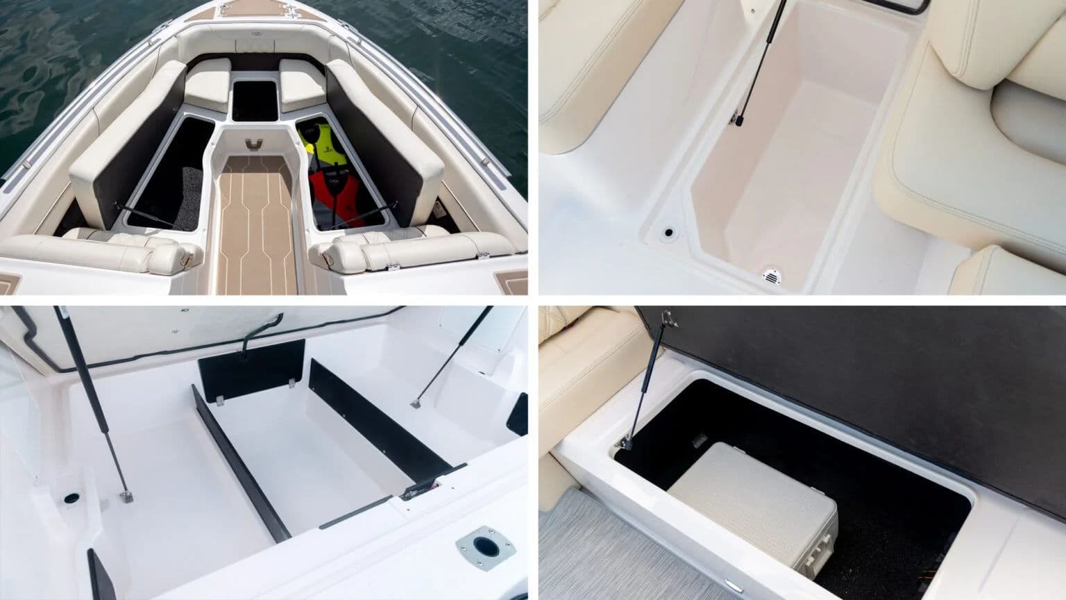 Schowki i przestrzeń magazynowa w modelu Regal LX6.