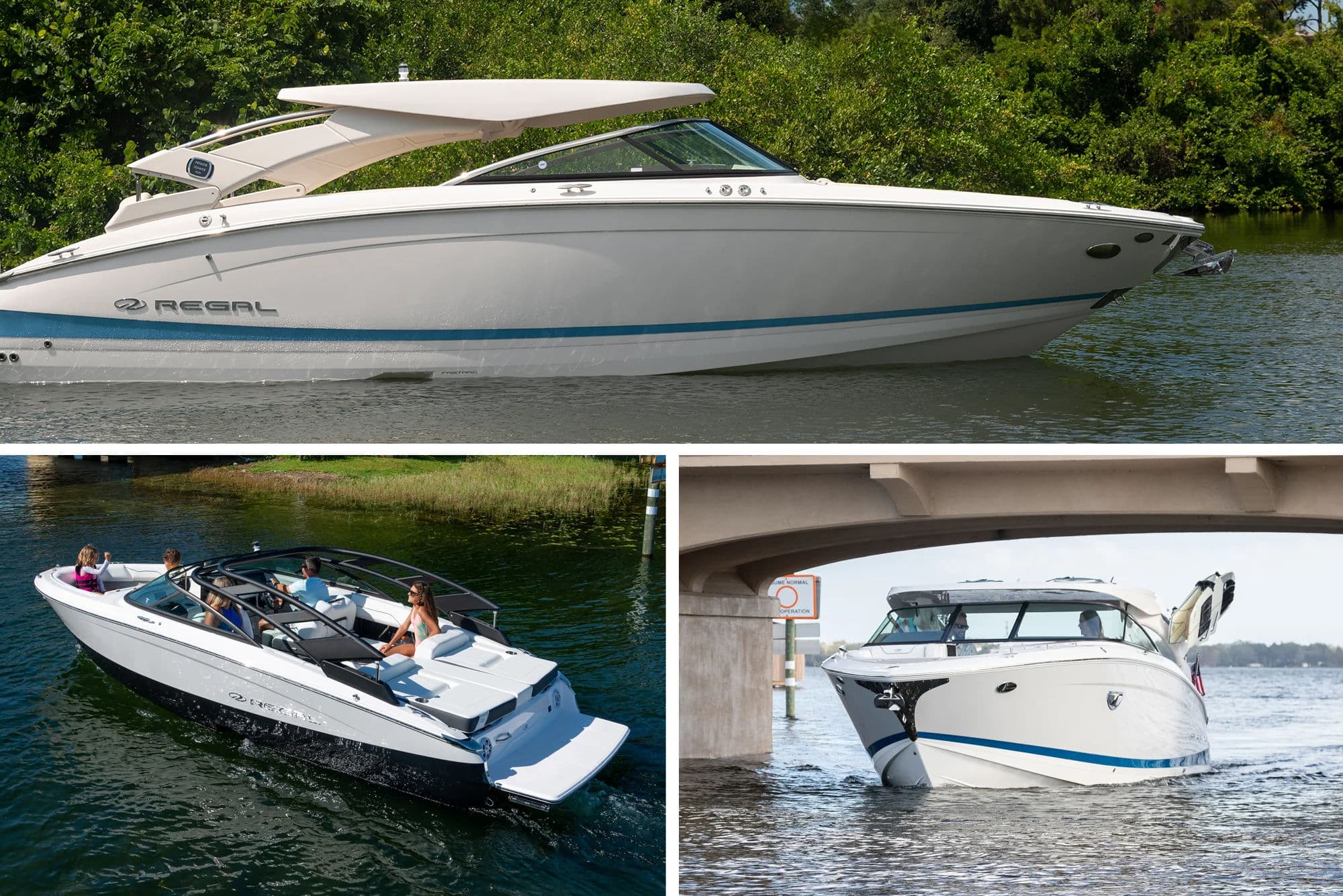 PowerTower i Power Hardtop w łodzi Regal Surf