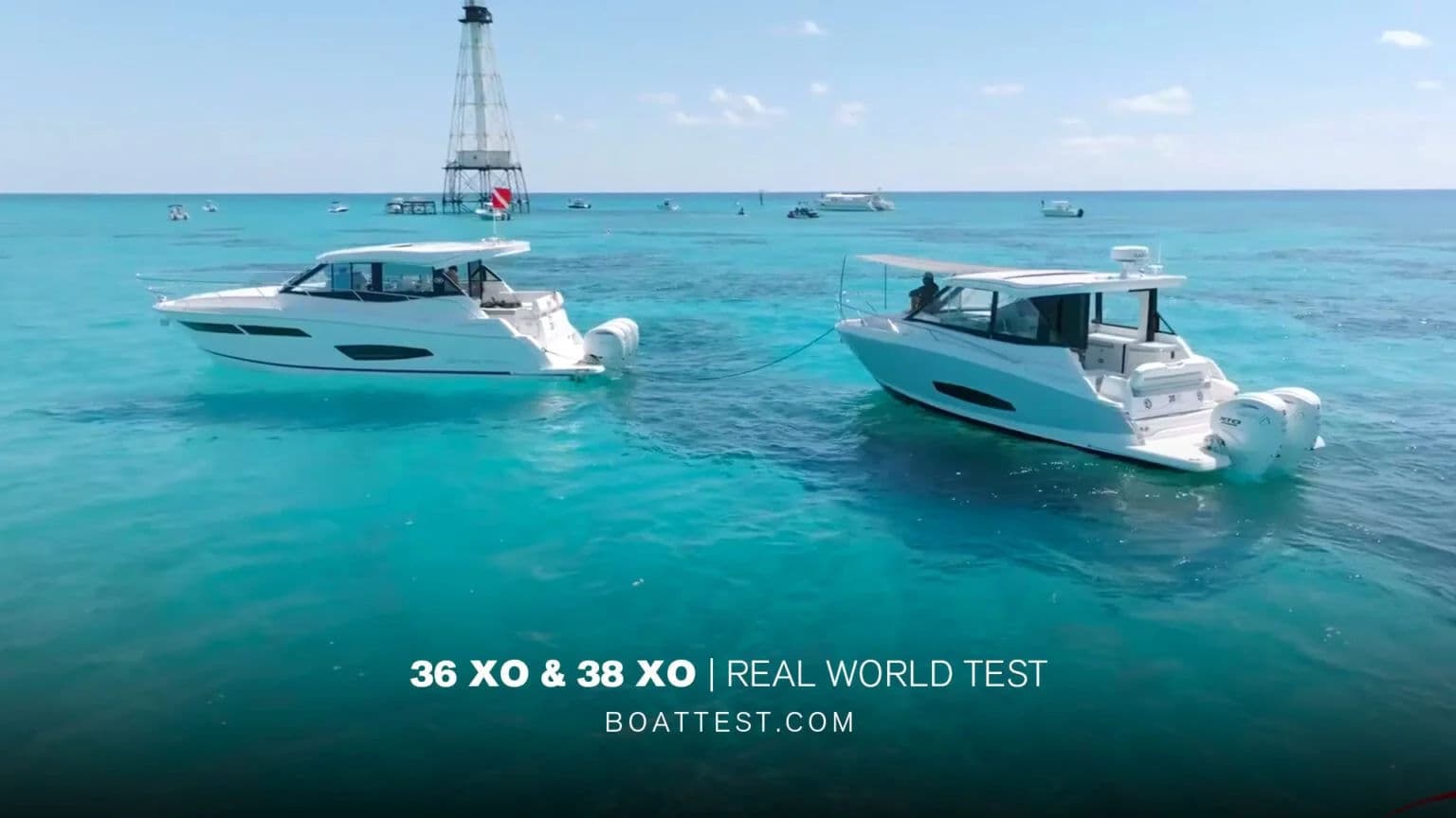 Miniatura recenzji „Test 36 XO i 38 XO oraz omówienie kluczowych funkcji” przygotowanej przez BoatTest.com.