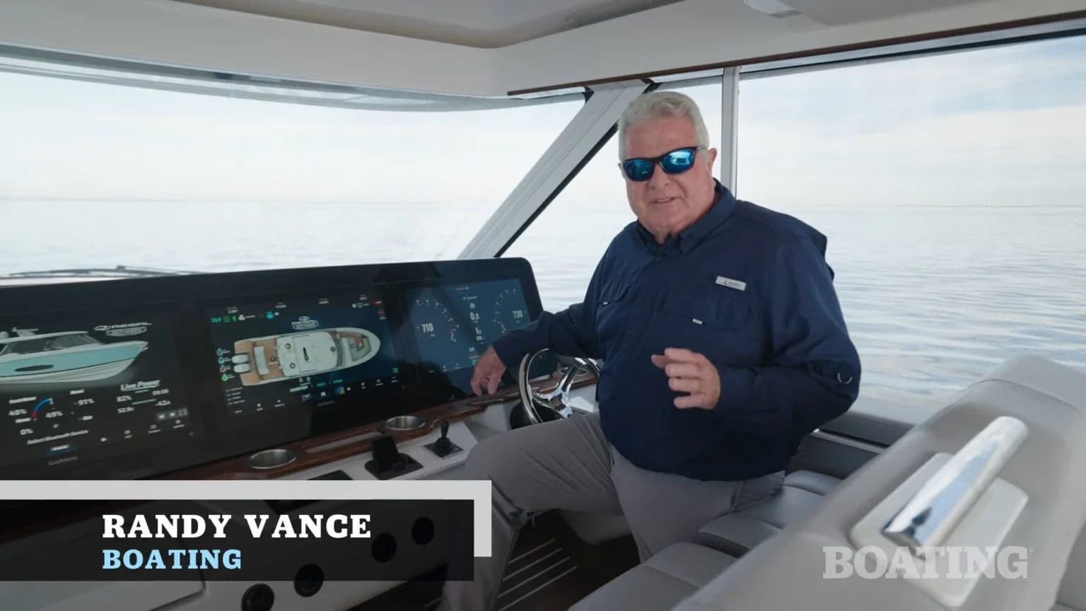 Miniatura recenzji „Test LX43” przygotowanej przez Boating Magazine.