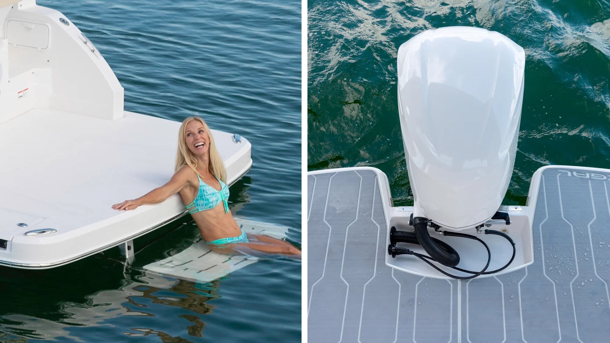 Niska platforma kąpielowa w serii Express Cruiser