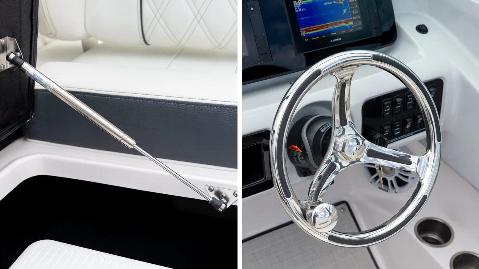 Stalowe elementy wykończeniowe w modelu LX2.