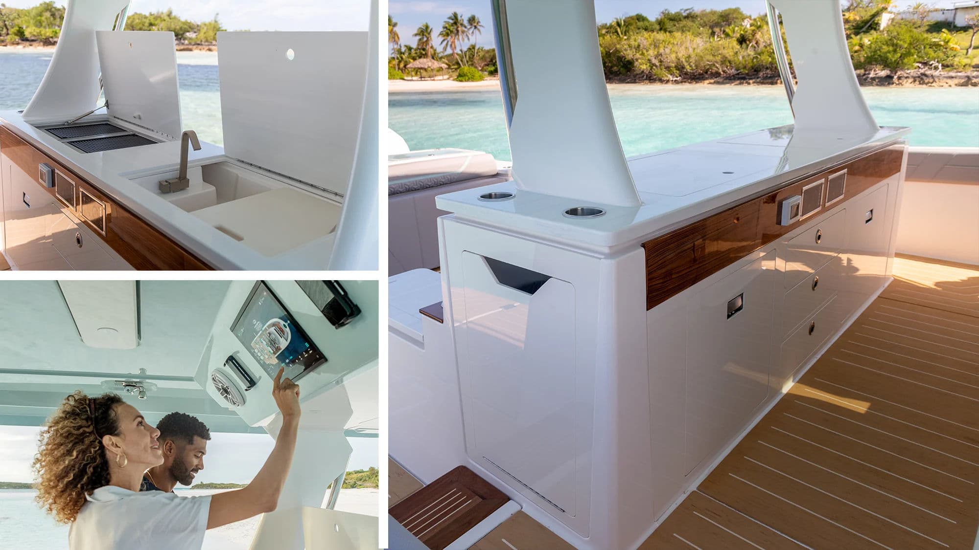 Wyspa gastronomiczna w modelu SAV.