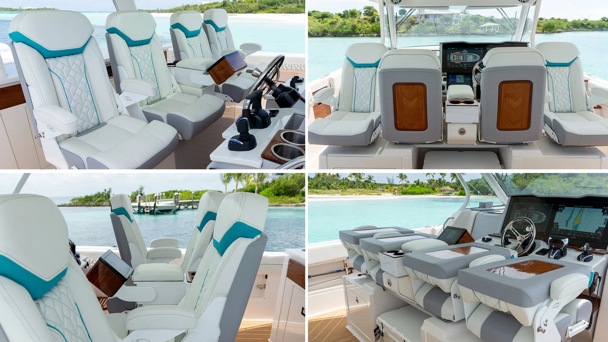 Wielopozycyjne siedzenia w kokpicie serii SAV.